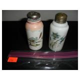Victorian Cut Glass Salt and Pepper Shakers