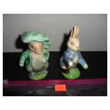 Peter Rabbit Salt and Pepper Shakers