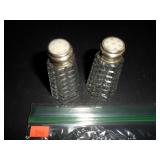 Decorative Glass Salt and Pepper Shakers