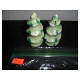 Ceramic Trees Salt and Pepper Shakers