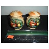 Vintage Enesco Holiday Set Salt and Pepper