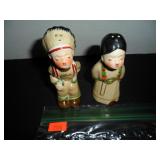 Native American Salt and Pepper Shakers