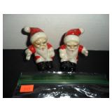 Santas Salt and Pepper Shakers