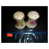Pink Flowers Salt and Pepper Shakers