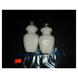 White Salt and Pepper Shakers
