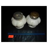 White Vase Salt and Pepper Shakers