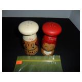 White & Red Chef Hat Characters Salt and Pepper