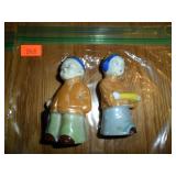 Vintage Chinese couple Salt and Pepper Shakers