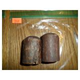 Wood Log Salt and Pepper Shakers