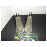 Glass Salt and Pepper Shakers