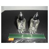 Hughes Cornflower Glass Salt and Pepper Shakers