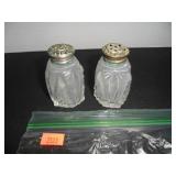 Victorian Glass Salt and Pepper Shakers