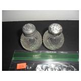 Clear Glass Salt and Pepper Shakers
