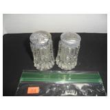Clear Glass Salt and Pepper Shakers