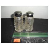 Clear Glass Salt and Pepper Shakers