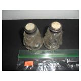 Clear Glass Salt and Pepper Shakers