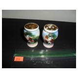 Japan Rustic scene Salt and Pepper Shakers