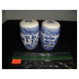 Japanese Design Salt and Pepper Shakers
