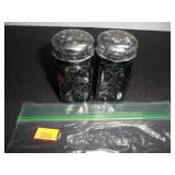 Emarald Green Salt and Pepper Shakers