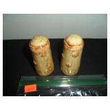 Vintage Tree Stump Salt and Pepper Shakers