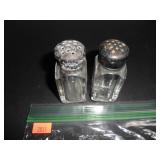 Square Glass Salt and Pepper Shakers