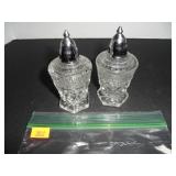 Fostoria Glass Salt and Pepper Shakers