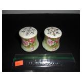 Pink Flowers Salt and Pepper Shakers