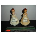 Praying Girls Salt and Pepper Shakers
