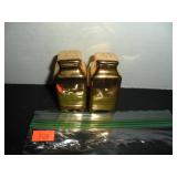 Gold Color Salt and Pepper Shakers