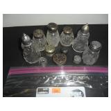 Misc Assorted Glass Salt and Pepper Shakers