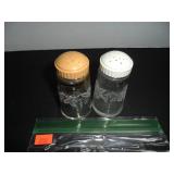 Clear Glass Salt and Pepper Shakers