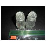 Decorative Glass Salt and Pepper Shakers