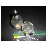 Irice Decorative Glass Salt and Pepper Shakers