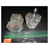 Irice Decorative Glass Salt and Pepper Shakers