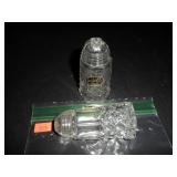 Bohemia Glass Salt and Pepper Shakers