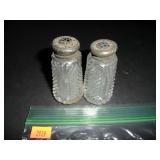 Decorative Glass Salt and Pepper Shakers