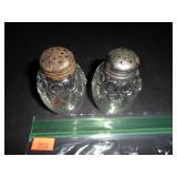 Decorative Glass Salt and Pepper Shakers