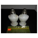 White Salt and Pepper Shakers