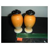 Japan Yellow  & Black Salt and Pepper Shakers