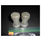 Frosted Glass Salt and Pepper Shakers