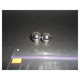 Silver Balls Salt and Pepper Shakers