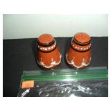 Portugal Terracotta Salt and Pepper Shakers