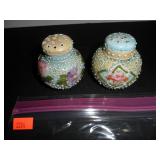 Unique Hand Painted Salt and Pepper Shakers