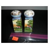 Japan Rural Scene Salt and Pepper Shakers