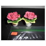 Flower Salt and Pepper Shakers