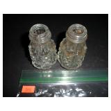 Decorative Glass Salt and Pepper Shakers