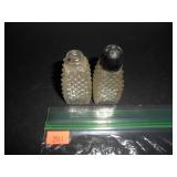 Decorative Glass Salt and Pepper Shakers