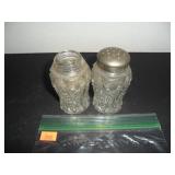 Decorative Glass Salt and Pepper Shakers
