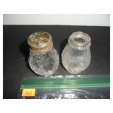 Decorative Glass Salt and Pepper Shakers