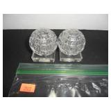 Clear Glass Salt and Pepper Shakers